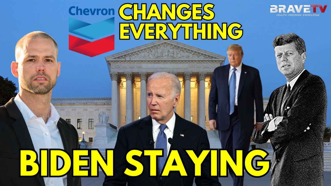 Brave TV – Ep 1806 – 🚨🚨 PRESIDENTIAL IMMUNITY!! SCOTUS 🚨🚨 Trump WINS IMMUNITY – SCOTUS – Biden Stays the Course – NOT Bowing Out – Chevron Deference Changes ALL of Government – Kennedy’s Revenge!